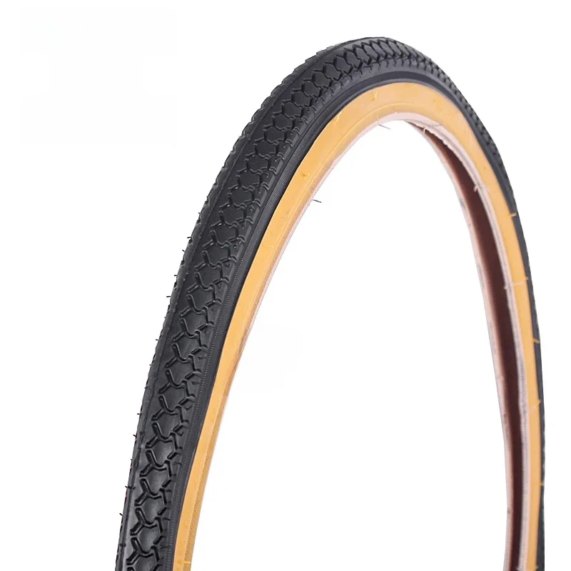 AliExpress NONE KENDA Folding Bicycle tire 20*1 3/8 (37-451) Retro Yellow Edge Mountain bike tires ultralight 420g cycling tyres pneu 55-65PSI