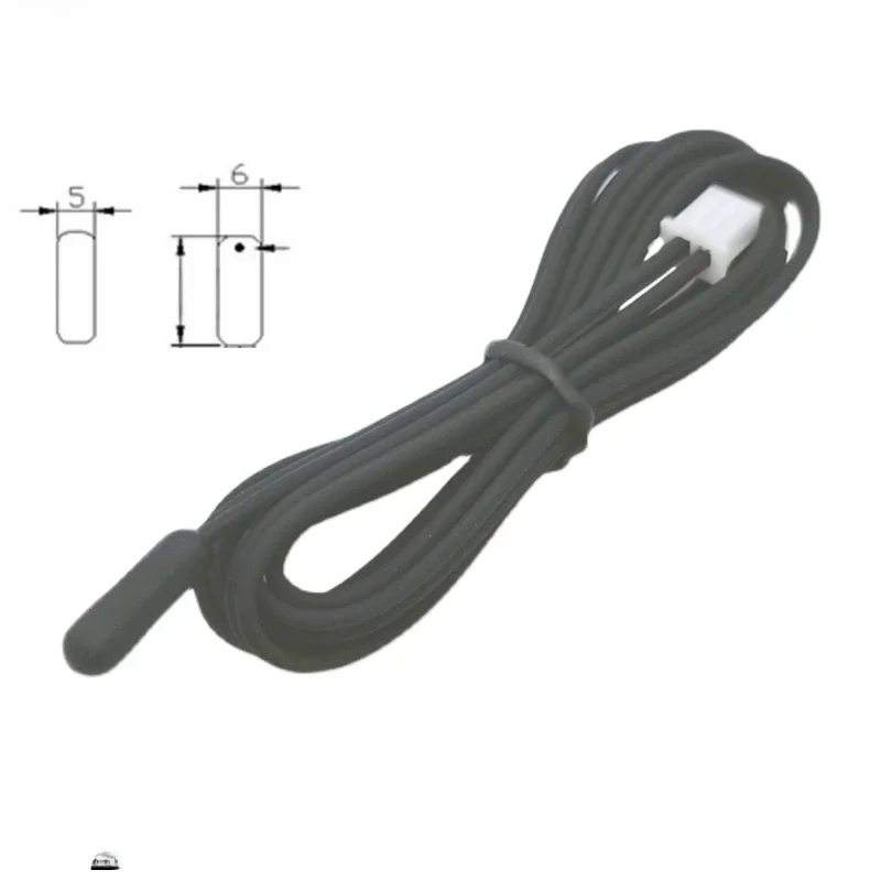 Super wodoodporna sonda Zintegrowany czujnik temperatury TPE NTC10K Odporność termiczna antykorozyjna B3435/3950 1M/2M — zdjęcie 2