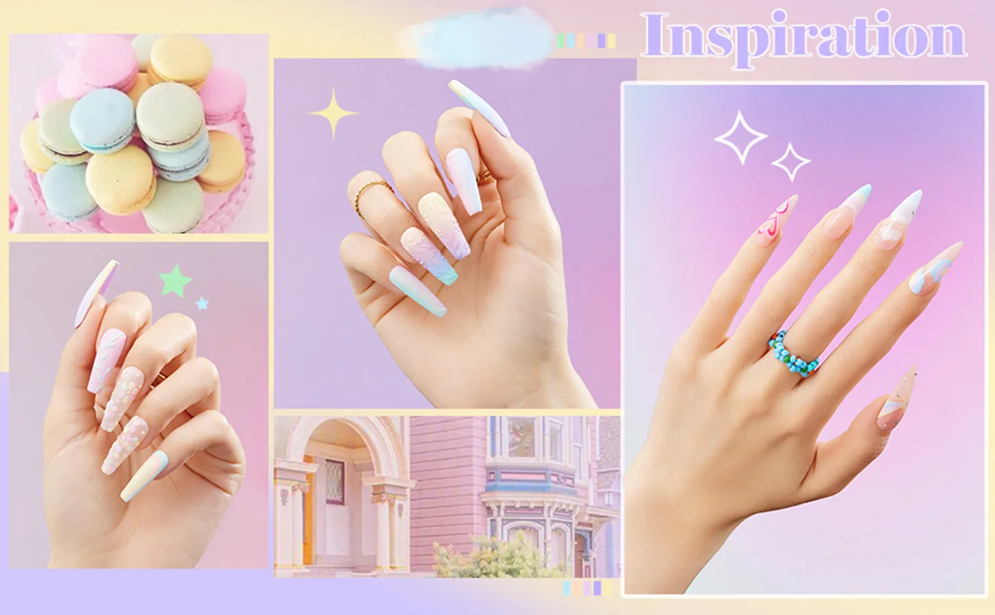 Makartt Pastel Gel Nagellack-Set, 6 Farben, 15 g, One N'Done, Rosa, Blau, Lila, Gelb, Grün, UV-Nagelkunst, Manikürezubehör – Detail 14