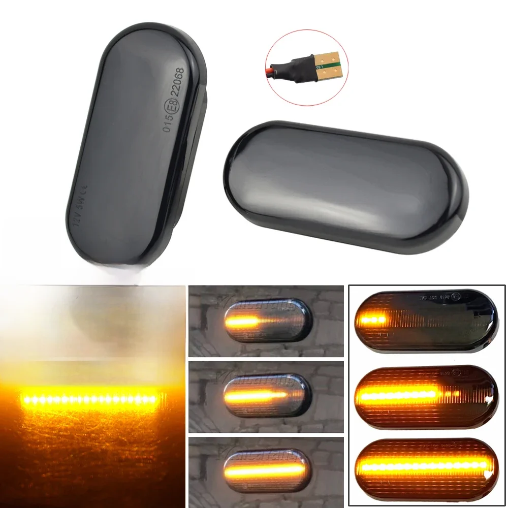 LED Dynamic Side Marker Light, Turn Signal, SEAT Ibiza 6L, Córdoba, Toledo, León, MK1, MK2, Octavia