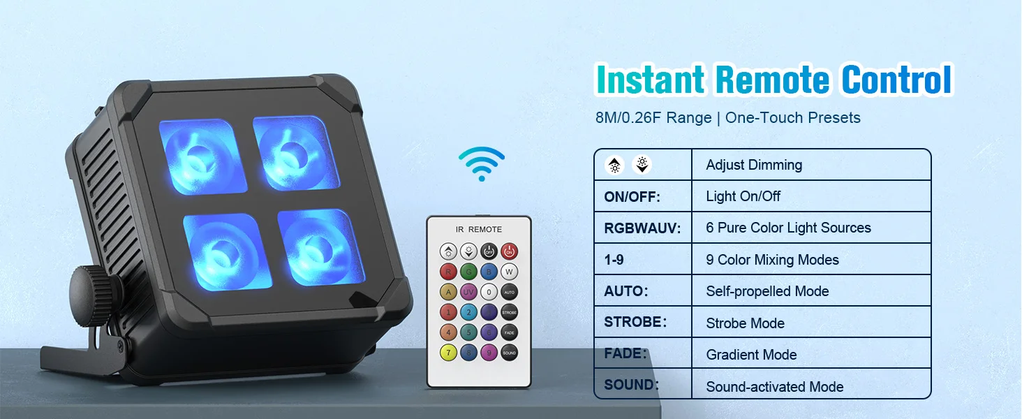 LED par light in event setup