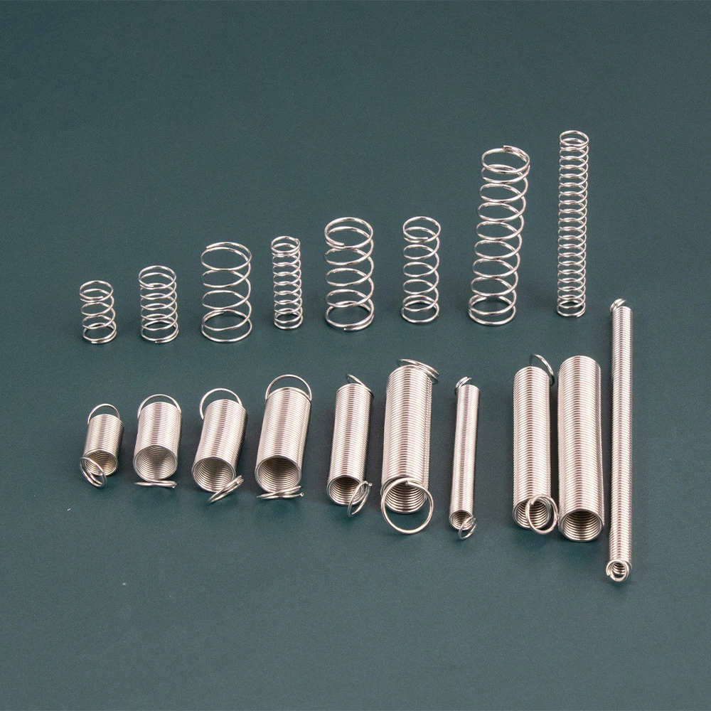 200Pcs Spring Assortment Set 20 Sizes Compression Springs Mechanical Extension Spring Tension Spring Pressure for Home Repairs