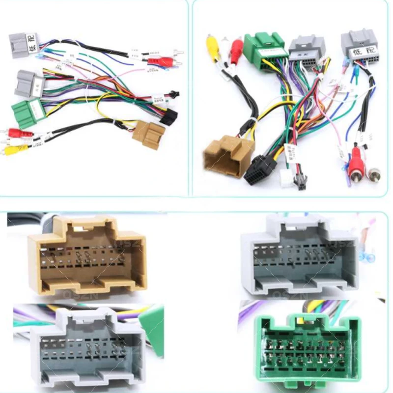 QSZN Car radio Canbus box GM-SS-04A Adaptor Decoder For CHEVROLET Daewoo Matiz/  Spark/ Beat Wiring Harness Cable Android Stereo