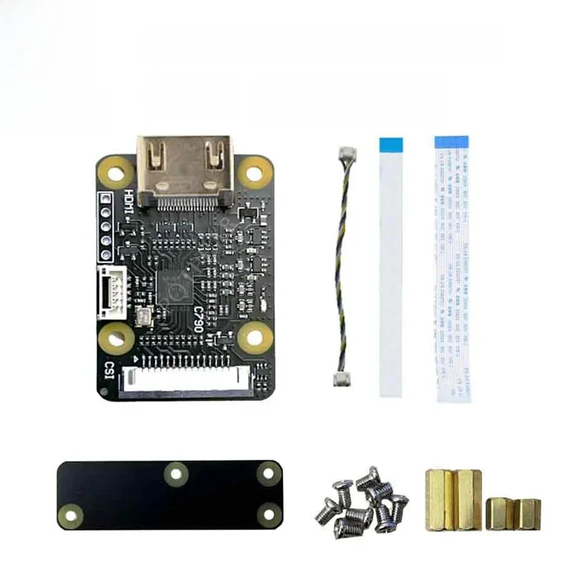 Adapter aparatu Raspberry Pi HDMI na płytkę CSI-2 C790 HDMI IN 1080p25fp dla Pi5 / ZERO / 3B/3 B+/4B/CM3/CM4 Obsługa dźwięku — zdjęcie produktu 7