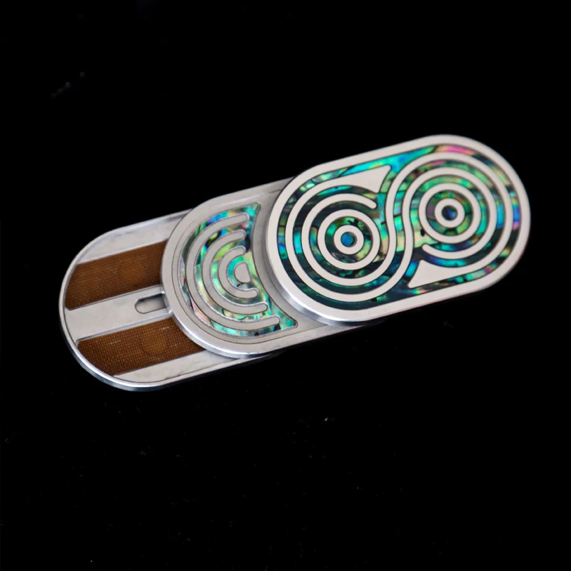 

Seashell Fidget Slider Magnetic Push Slider Stress Relief Toy Anti Stress EDC Top Spinning Poker Toys Magnetic Toys