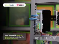 Raspberry Pi CM4 IoT Gateway y recomputador R1125-10 / R1035-10CM4 Alimentado, AI Capable, 4 GB de RAM, 32 GB eMMC