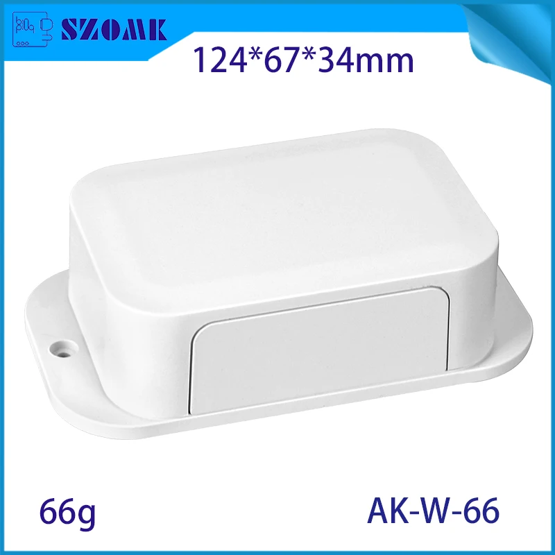 SZOMK IOT Sensor Plastic Enclosure ABS Plastic Box Home Electronics Controller Data Logger Plastic Networking Enclosure Housing