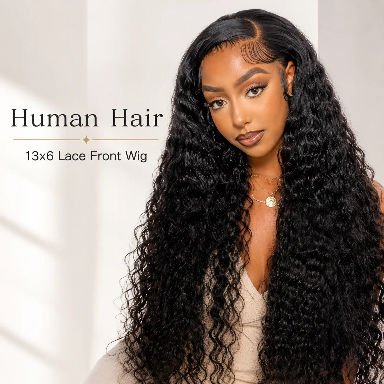 13x6 Inch Lace Front Wig for Women Glueless HD Lace Natural Hairline Baby Hair Full Density Virgin Human Hair Soft Silky Long Hair Extension