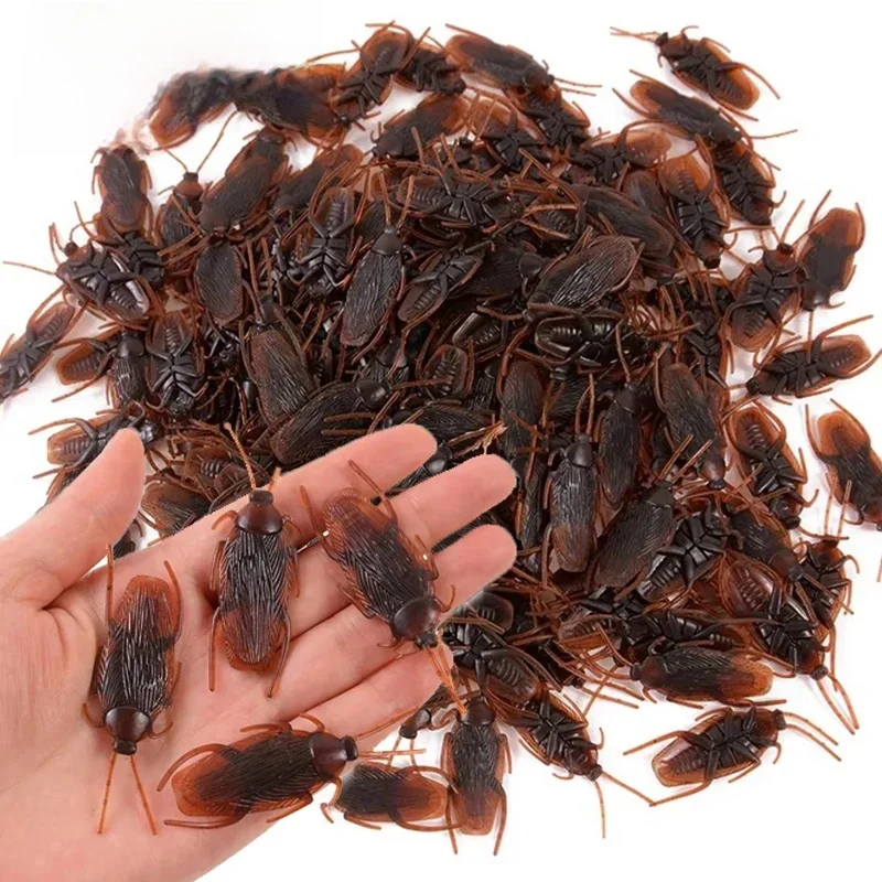 50/10/5 pièces faux cafard mille-pattes Scorpion enfants accessoires de tour faux cafards insectes en plastique jouet fournitures de fête décoration d'halloween