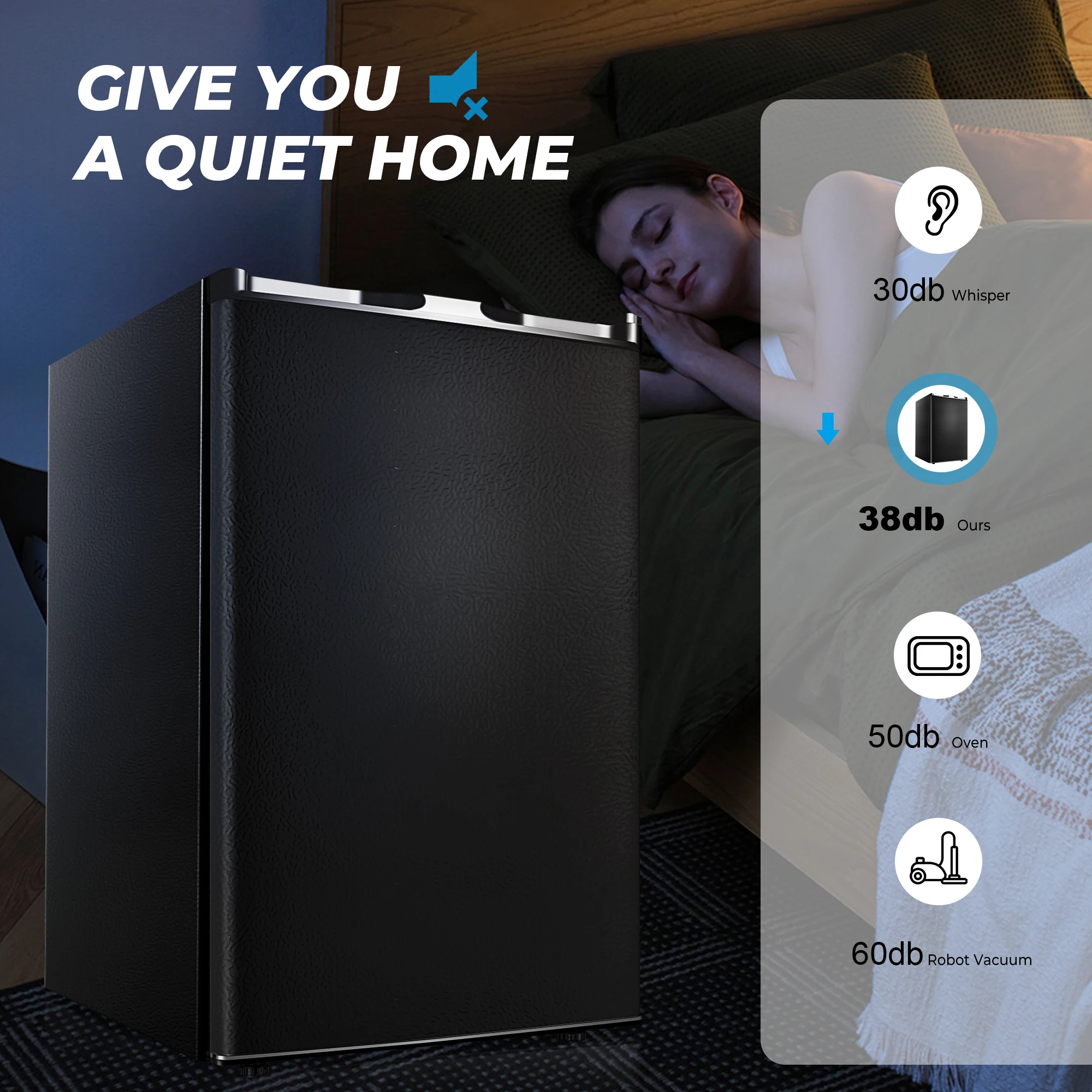 SIMZLIFE Congelador vertical 3.0 pés cúbicos Mini freezer compacto de porta única com porta reversível Pequeno freezer para dormitório doméstico e escritório