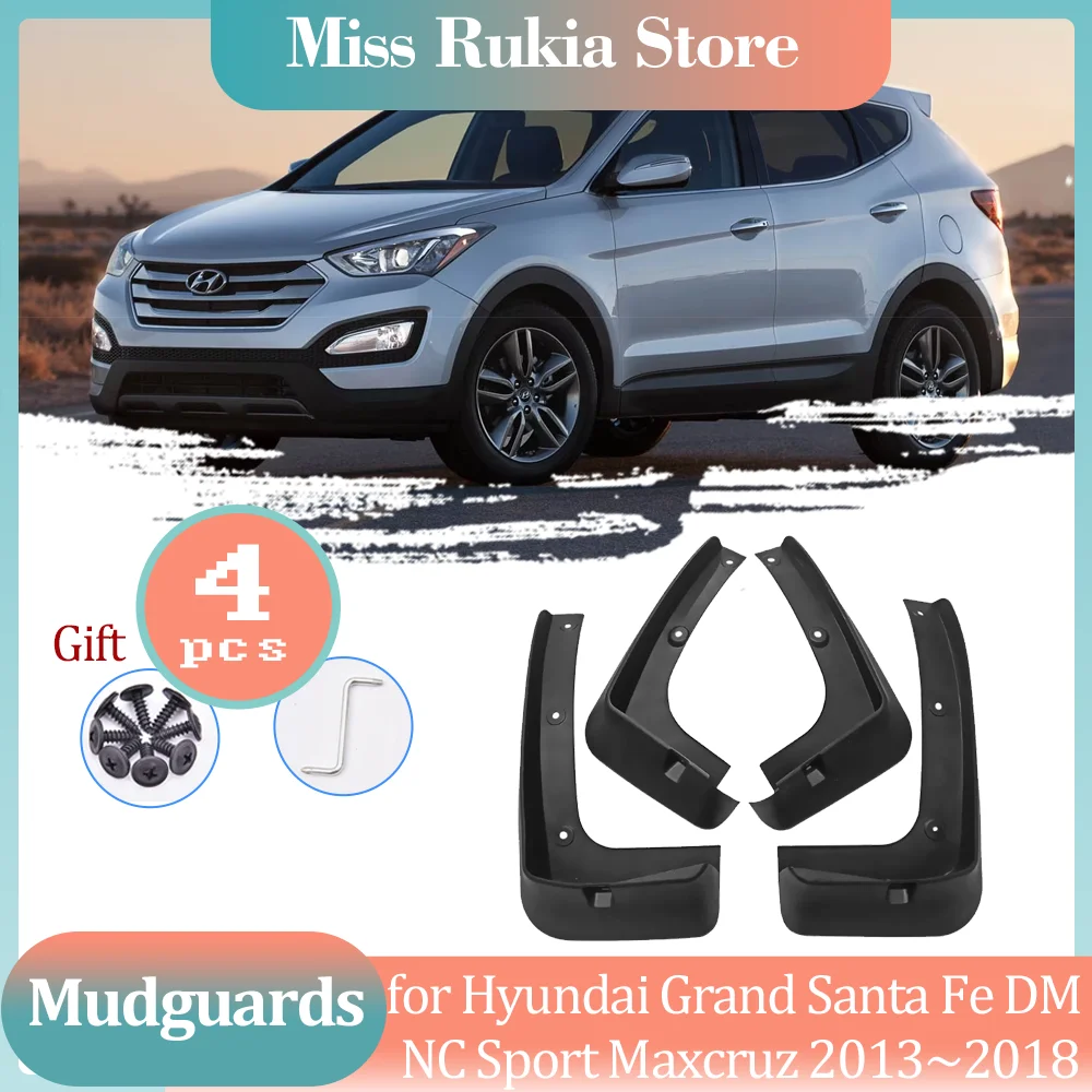 

Автомобильные брызговики для Hyundai Grand Santa Fe DM NC Sport Maxcruz 2013~2018, 2014 2015 2016 2017 брызговики, расширители крыльев, спойлеры, аксессуары