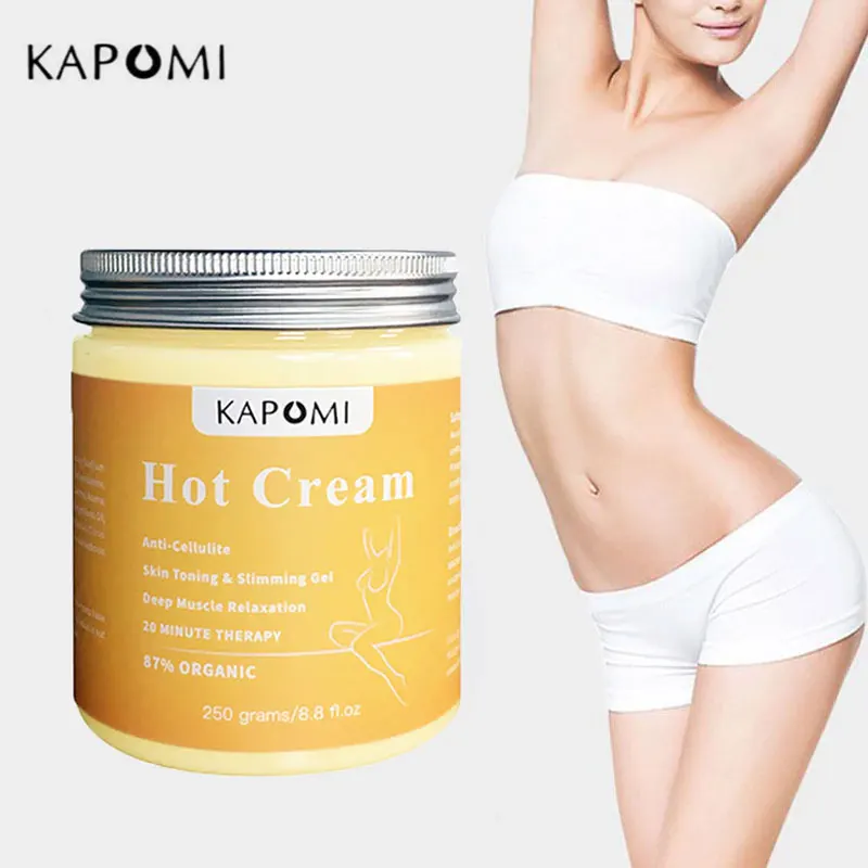 

Kapomi 250g Weight Loss Cream Fat Burner Gel Body Massager Promote Fat Burning Hot Slimming Cream Massage Hot Anti-Cellulite