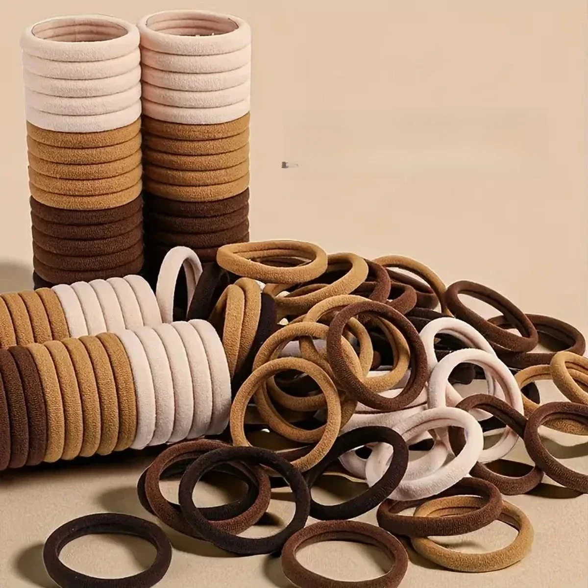 30-200 stuks haaraccessoires voor vrouwen meisje Basic haarbanden Hoofdband Haartouwen Stropdassen Paardenstaarthouder Eenvoudig en modieus nylon - afbeelding 2