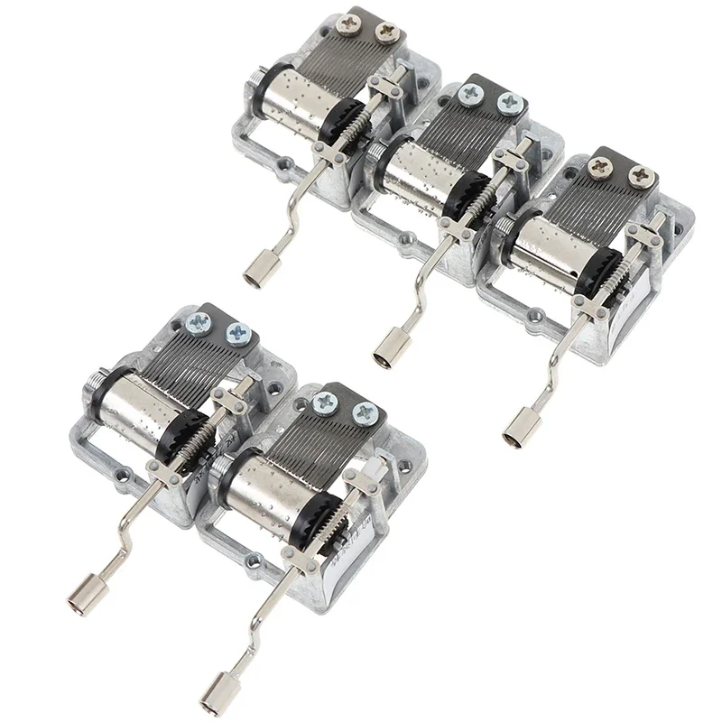 Mini boîte à musique à manivelle mécanique, ensemble de jeu de mouvement de bricolage, boîte à musique à manivelle