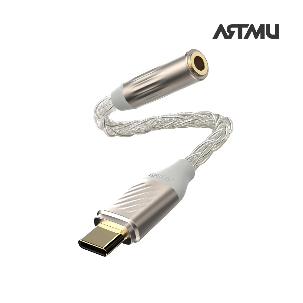 Artmu USB Type to 3.5mm Earphone Jack Adapter Plus