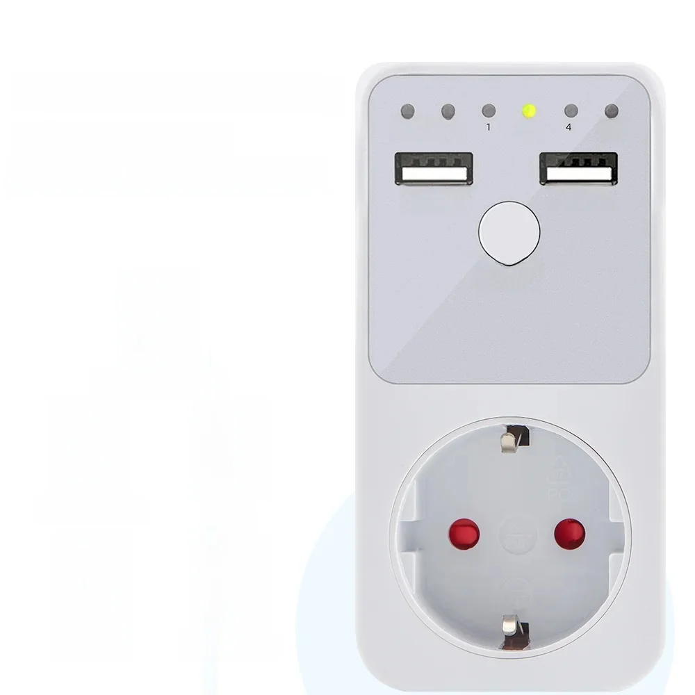 Minuterie électronique, 6 heures, compte à rebours Programmable, prise de courant intelligente, Interface USB, prise EU US UK FR