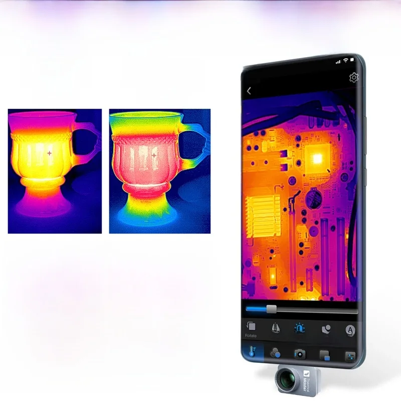 P2//P2PRO 1112℉ Thermal Camera USB C 256×192 for Electronic Water Leak Detector to Repair Cell Phones Android Apple Vision Pro