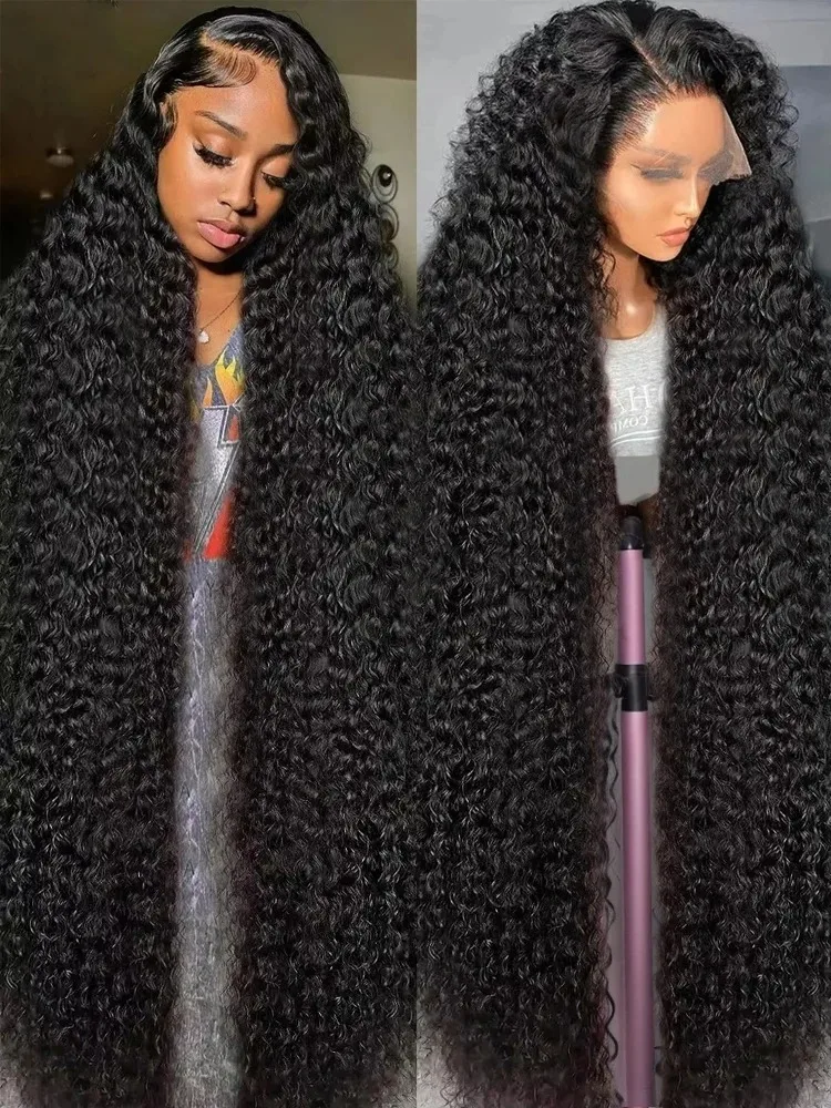 

30 40 Inch Curly Wig 13x6 HD Lace Frontal Wigs Human Hair Brazilian Deep Wave 13x4 Lace Front Wig Water Wave Remy Hair For Women