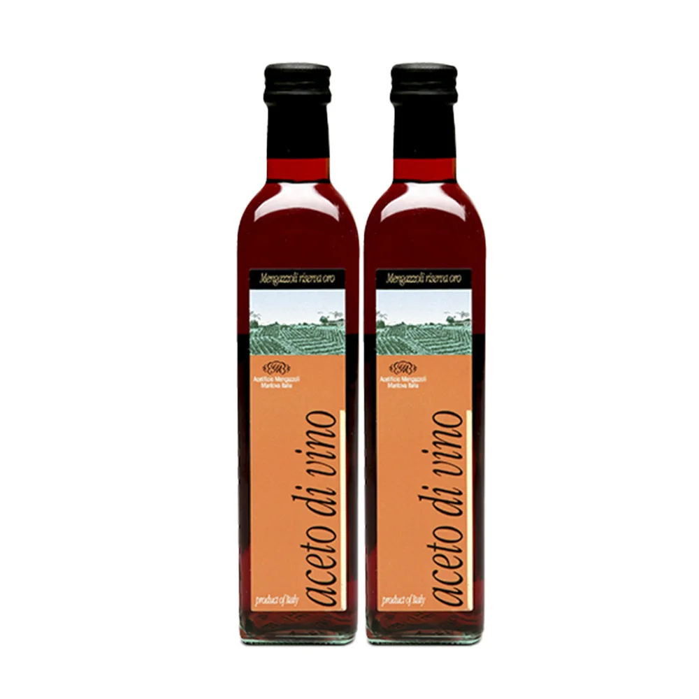 500ml x 2 pieces of Mengazoli Red Wine Vinegas vinegar