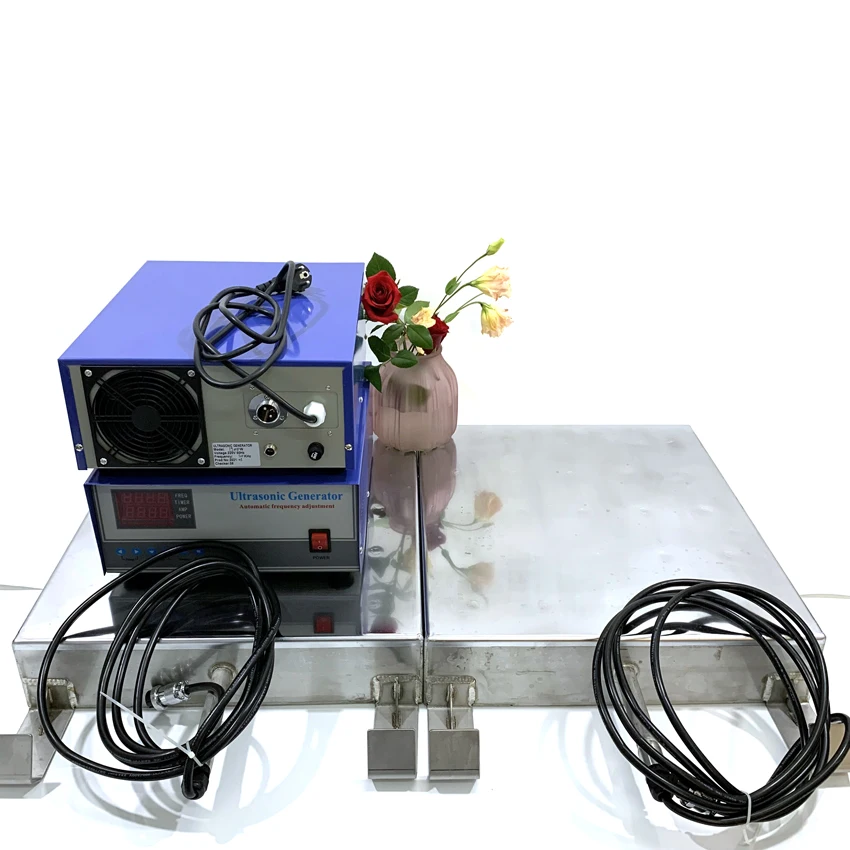 2000w Ultrasonic Cleaning Piezoelectric Crystal Transducer Plate With Frequency Adjustment Digital Generator