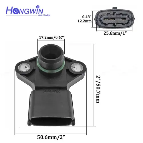 Imagen 2 del producto 6675420017   Sensor de presión de refuerzo MAP para Ssangyong Rexton Rodius Actyon Stavic Kyron 2,0 2,7 solo Euro4 2006-2012 D20DT, D27DT