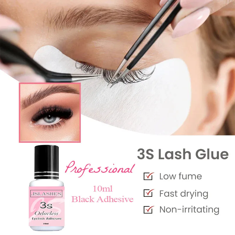 Upgrade 3s profession elle Wimpern verlängerung kleber falsche Wimpern geruchloser Kleber wasserdichter Wimpern verlängerung schwarzer Kleber