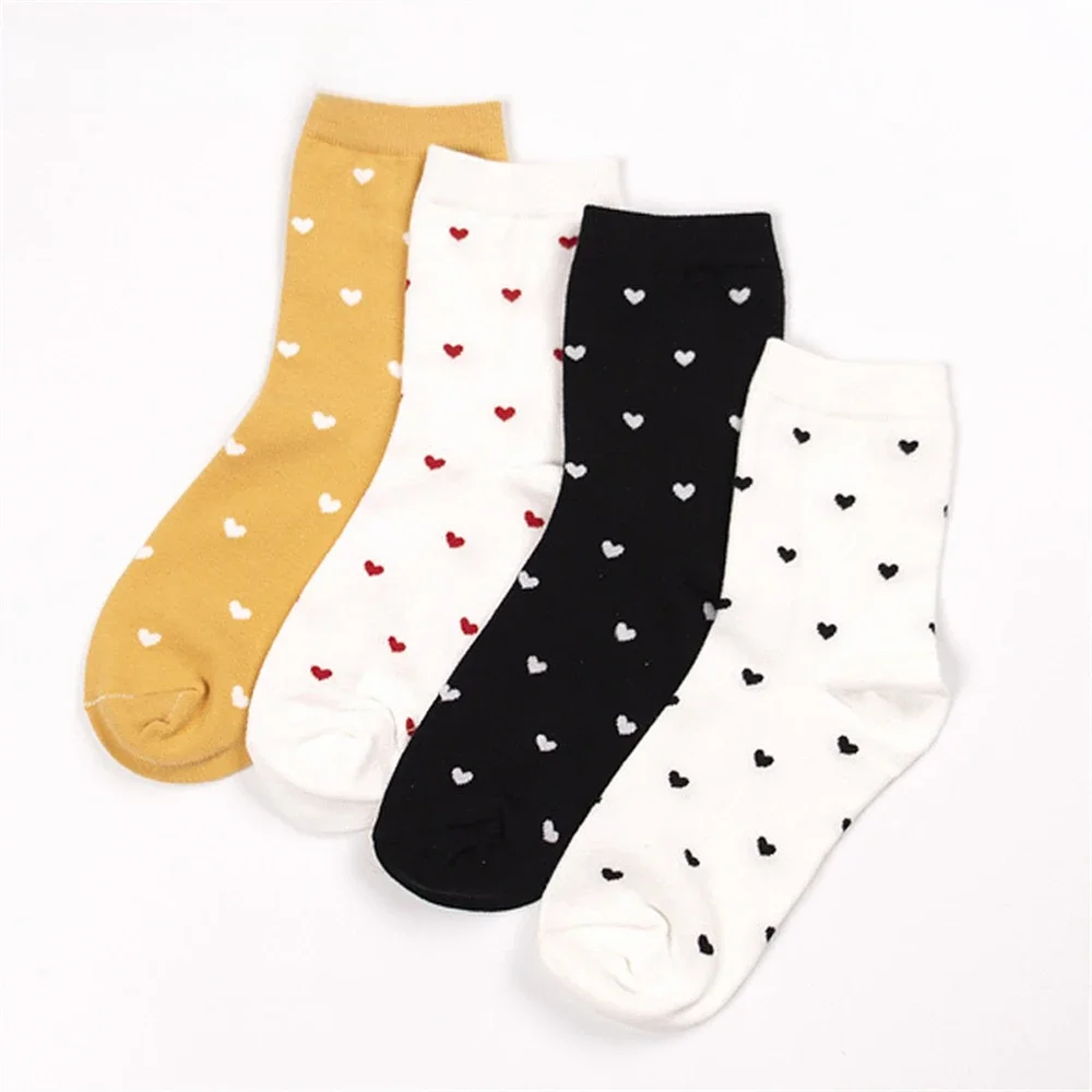 Nouveau doux filles mignon petit coeur d'amour Kawaii belles dames créateur de mode Art chaussettes Streetwear livraison directe