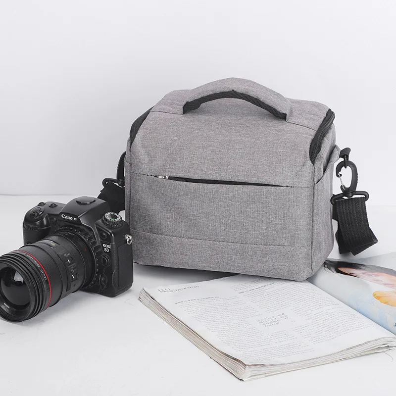 DSLR Bag Handbags Nylon Shoulder Bag Camera Case Portable Photographer for Sony Nikon Canon Panasonic Equipment Crossbody bag ﻿ image 3