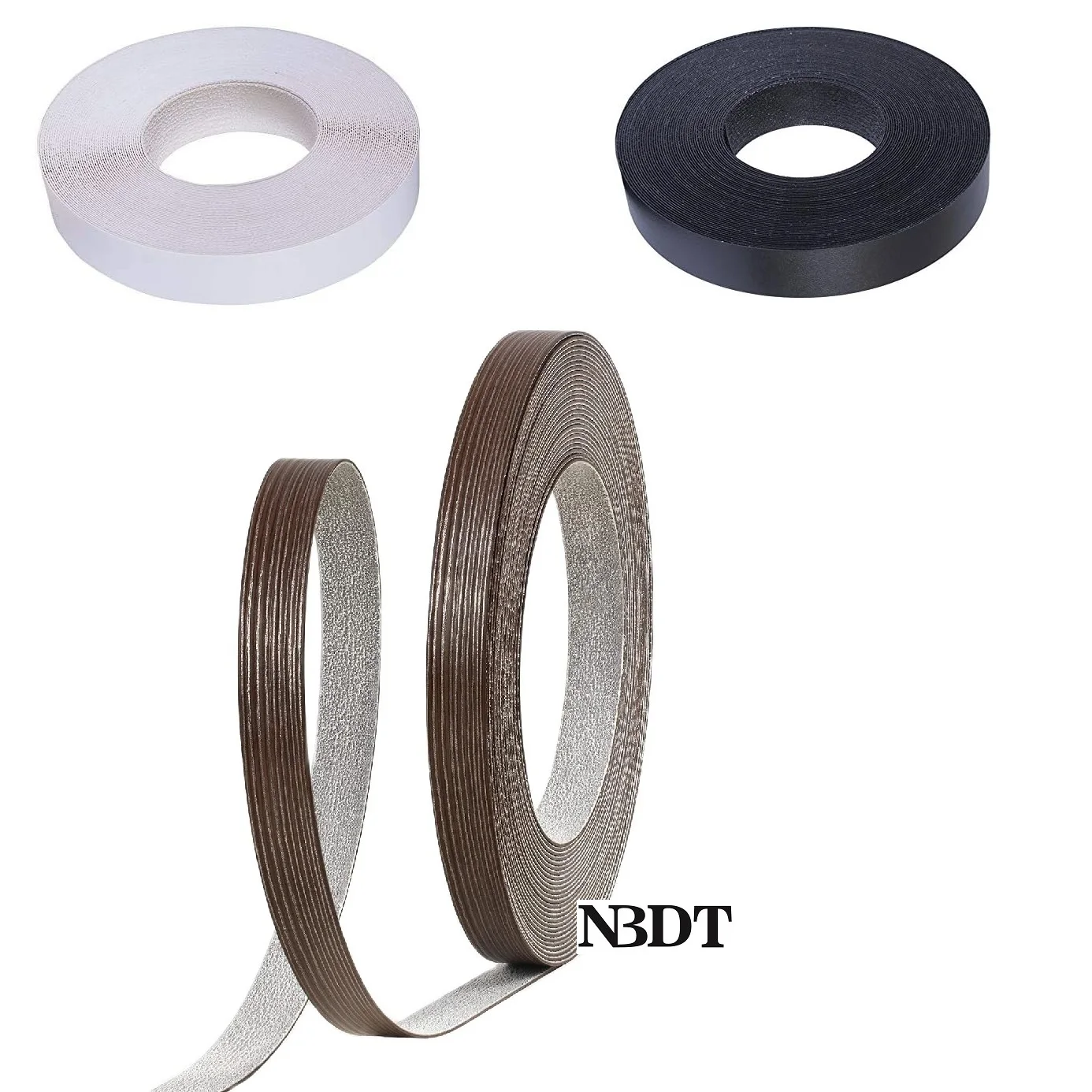 20Meters 20mm Wide PVC Pre-glued Melamine Edge Banding Tape Hot Melt Adhesive Cabinet DIY Repairs Furniture Restoration