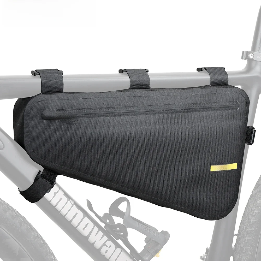 AliExpress NONE Rhinowalk Bicycle Horizontal Bar Bag 4L Waterproof Bike Triangle Bag Cycling Frame Tube Bag Riding Tool Storage Bike Accessory