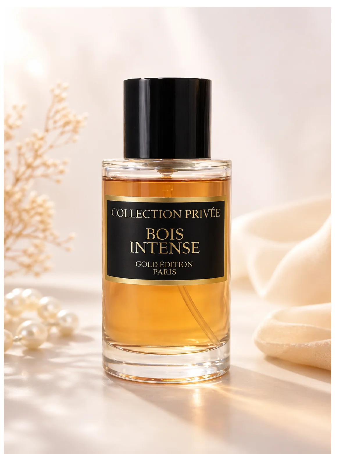 Parfum Bois Intense 1/2/3/4Pcs, Collection Privée Gold Édition, 50ML, Eau de parfum unisex, Frabriqué en France