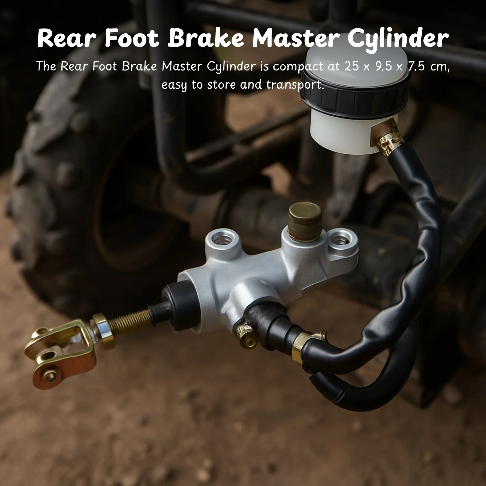 

Главный задний ножной тормозной цилиндр 3GD-2583V-10-00/3GD-2583V-00-00 Задний тормозной насос для Yamaha ATV Yfm 350 1987-2004 гг.