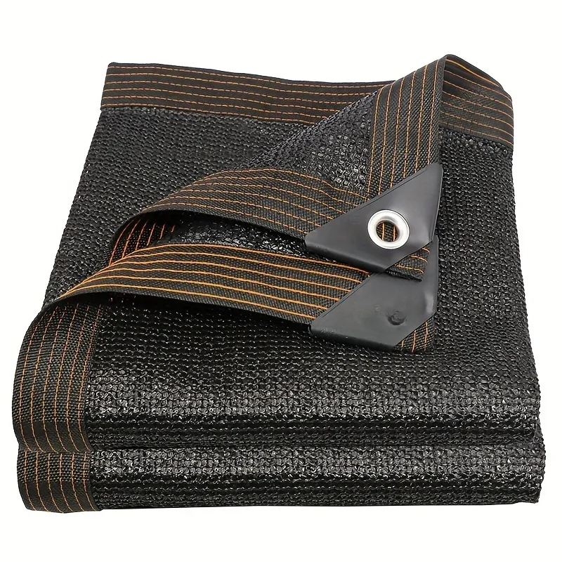 Filet pare-soleil noir facile à installer pour balcons, cours et piscines, auvents anti-UV et filets pare-soleil pour serre