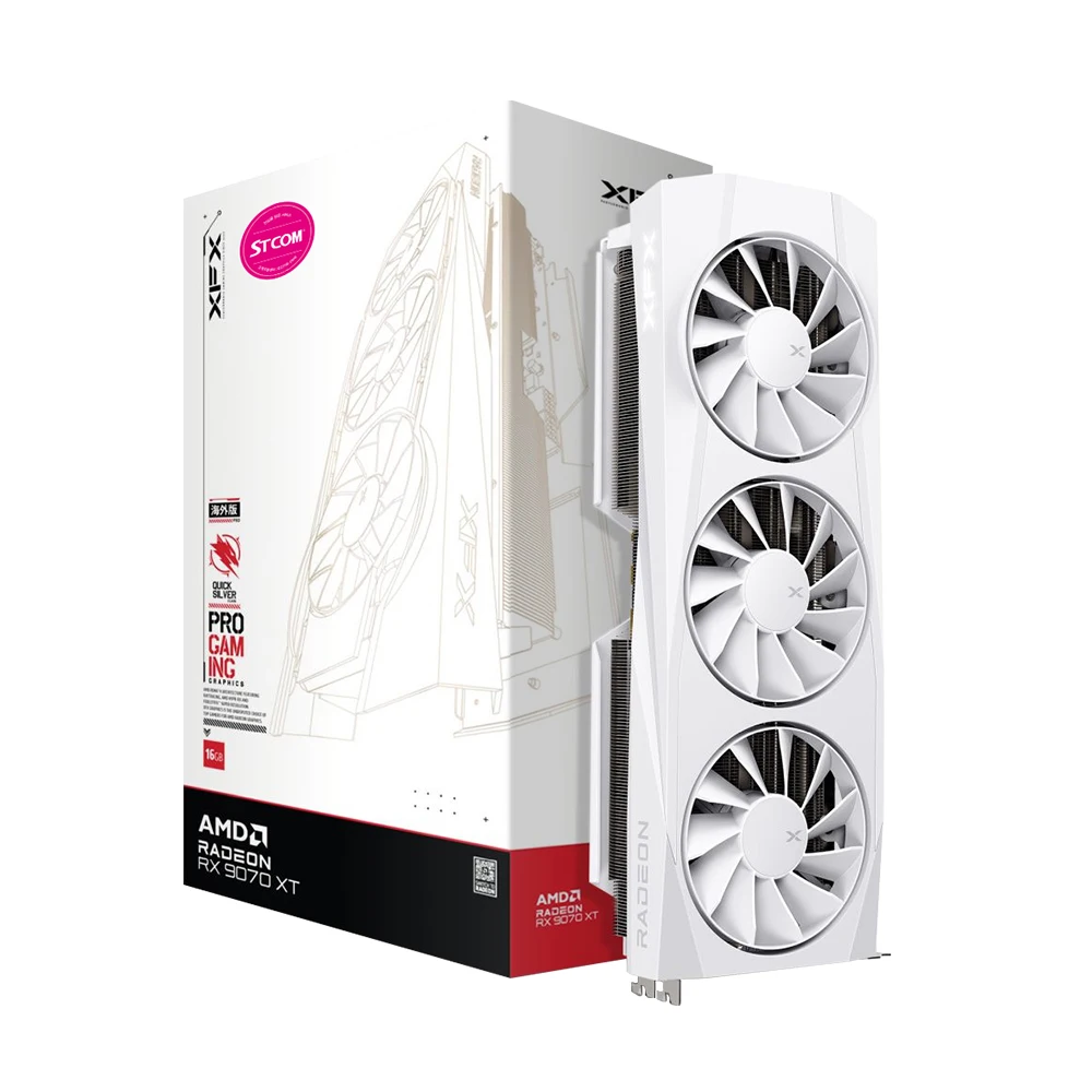 XFX RADEON RX 9070 XT QUICKSILVER WHITE D6 16GB #1