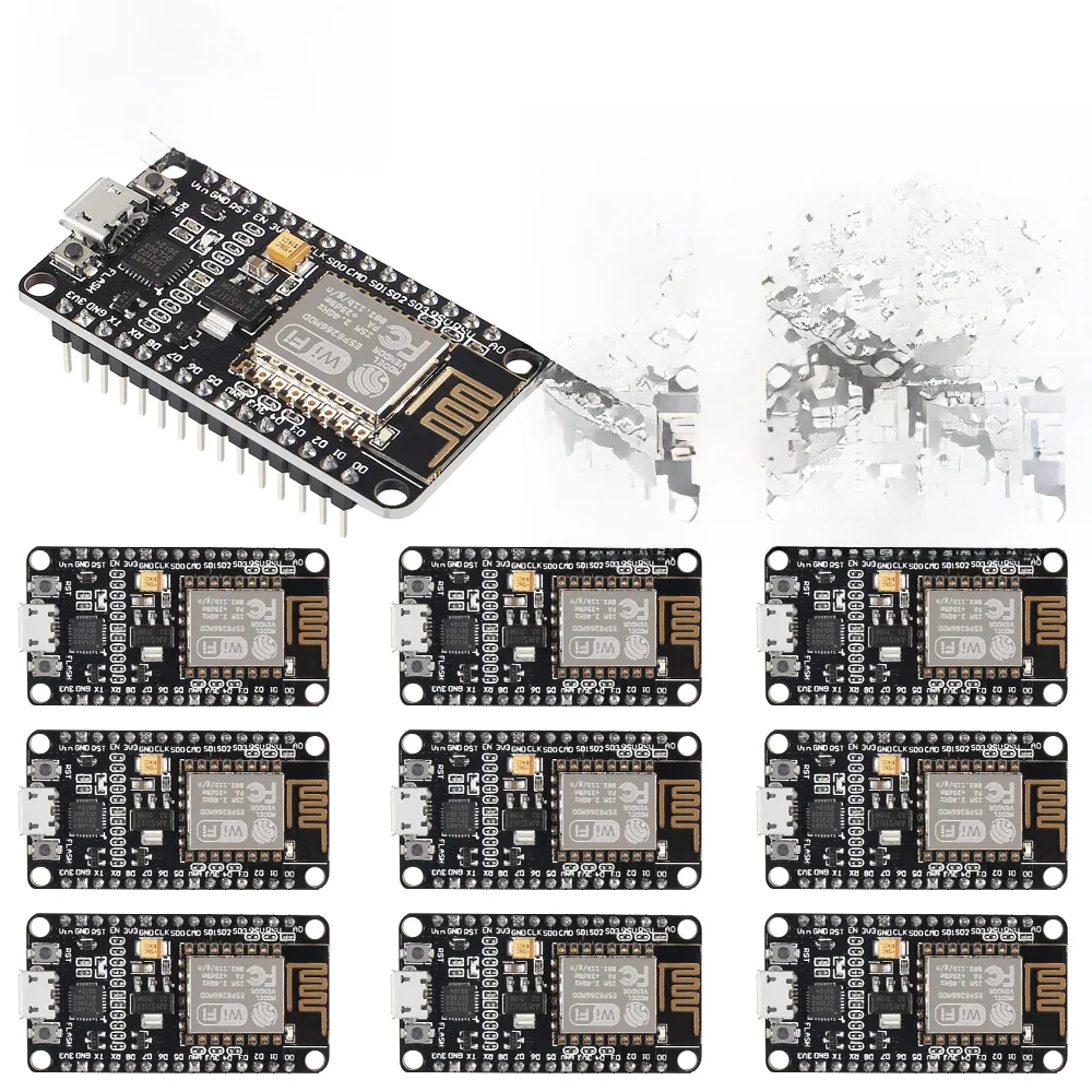 1-10 sztuk moduł bezprzewodowy CH340/CP2102 NodeMcu V3 NodeMcu V2 Lua WIFI Internet rzeczy płyta rozwojowa oparta na ESP8266 ESP-12E — zdjęcie produktu 7