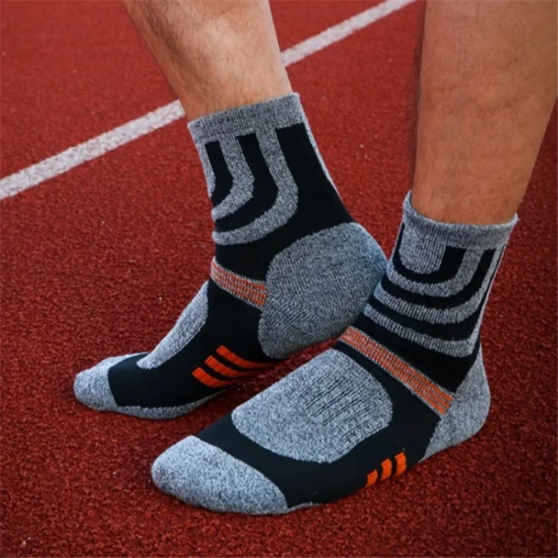 AliExpress 1Pairs Cotton Sport Breathable Compression Socks For Man Trekking Formal Work Male Cycling Socks