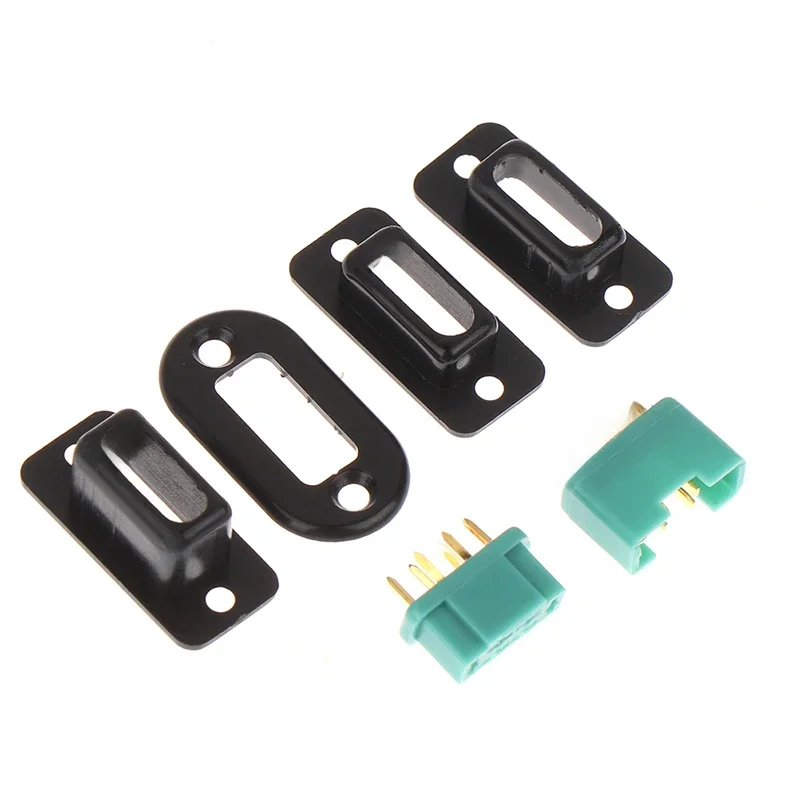 Connecteur MPX mâle femelle pour prise Liban tisake, boîtier noir, or, accessoires RC, non inclus, 4 pièces, 2 pièces