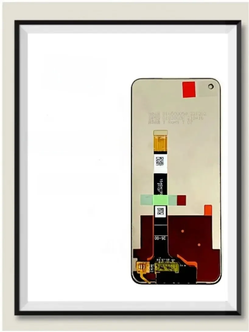 original 6.5''for Realme8 5G  lcd display with touch screen digitizer Assembly for Realme8 5G RMX3241 LCD Display with frame