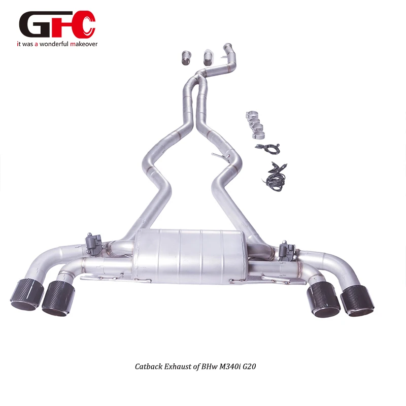 

GFC 2020-2025 BMW M340i G20 3.0T Middle and Rear Electronic Valve Exhaust System With Good Sounds