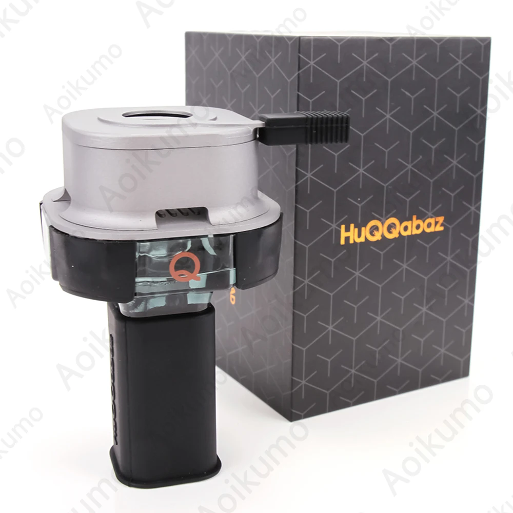 تصميم وعاء الشيشة الهجين الفاخر من Quasar سهل التنظيف Cachimbas Hubbly Bubbly Narguile وعاء الشيشة مع درع حراري من السيليكون #1