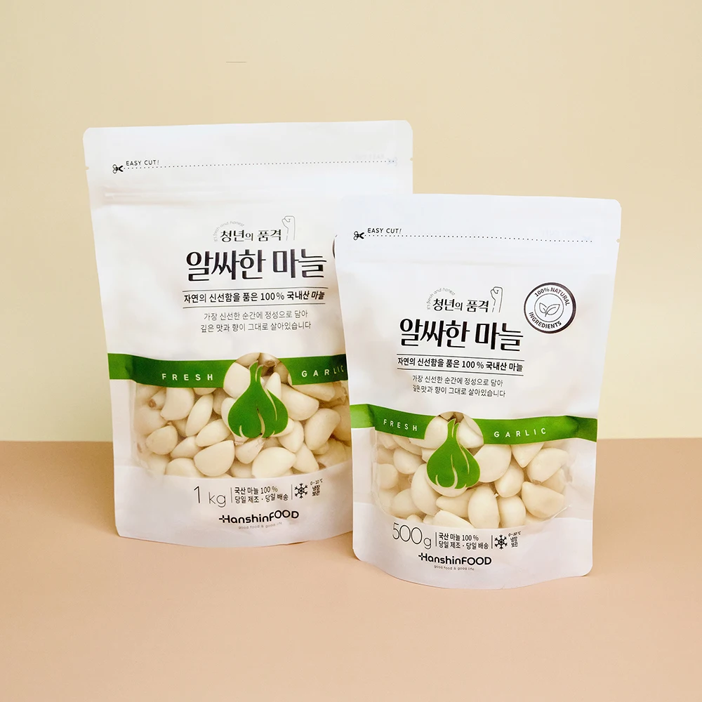 [Same-day manufacture] Changnyeong Sunkan Garlic. Chchopped garlic zipper bag 500g.1kg HACCP certified