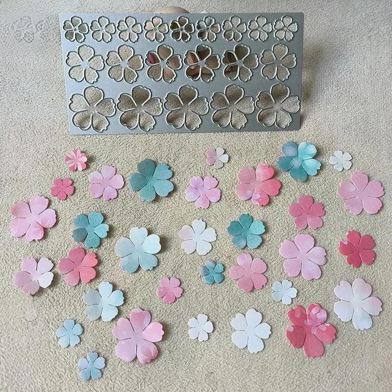 Nouveau moule de découpe de fleurs, décoration de scrapbook, décoration d'album photo en relief, fabrication de cartes, artisanat de bricolage