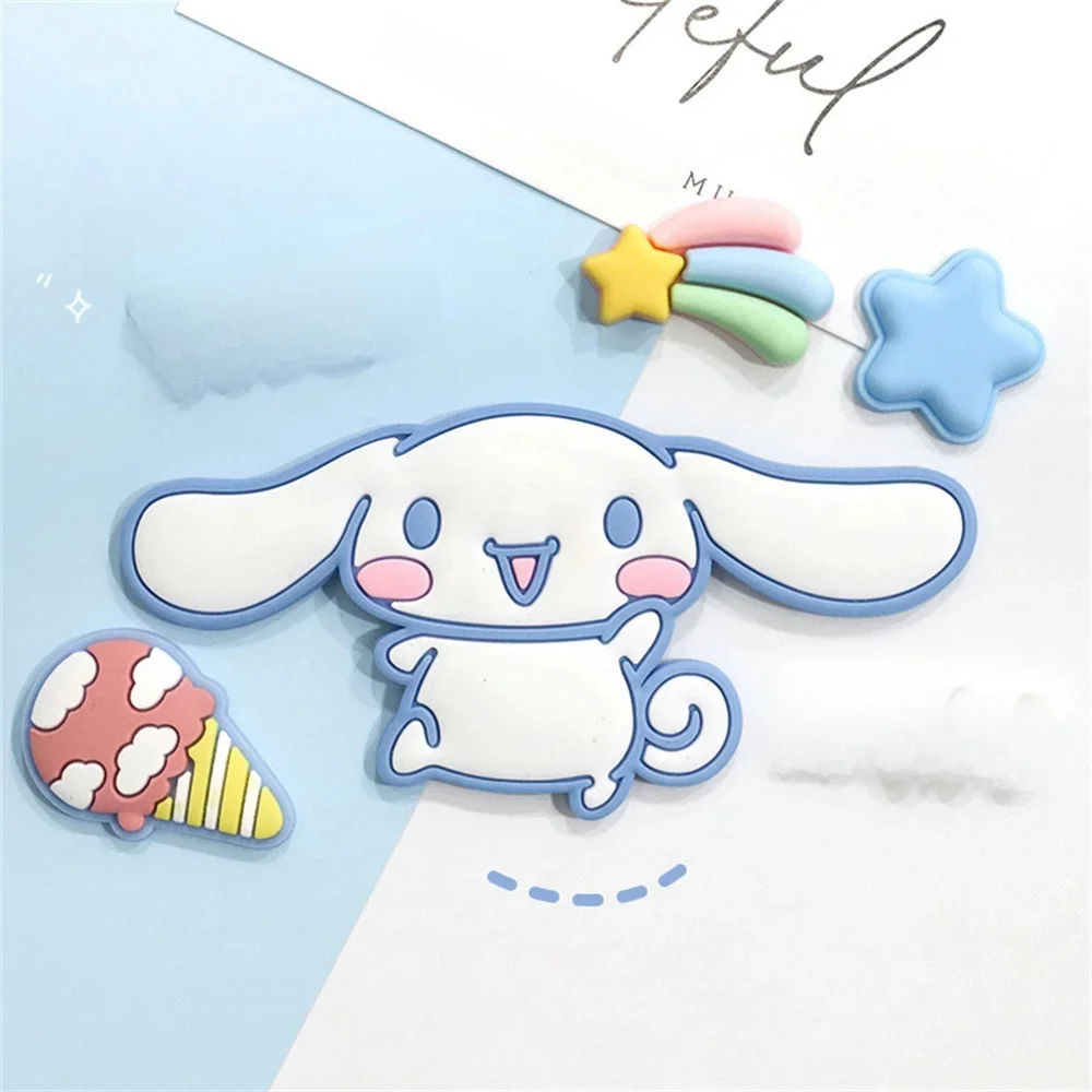 Miniso nouveau Sanrio cannelle accessoires chaussures breloque boucle ensemble dessin animé bricolage sandales décoration pantoufles décoration cadeau de mode