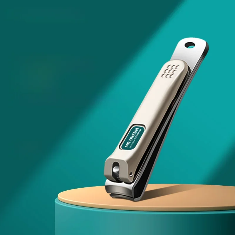 MR.GREEN Nagelknipper Roestvrij staal Gebogen mes Clipper Vingernagelschaar Cutter Manicure gereedschap trimmer met nagelvijlen - afbeelding 2