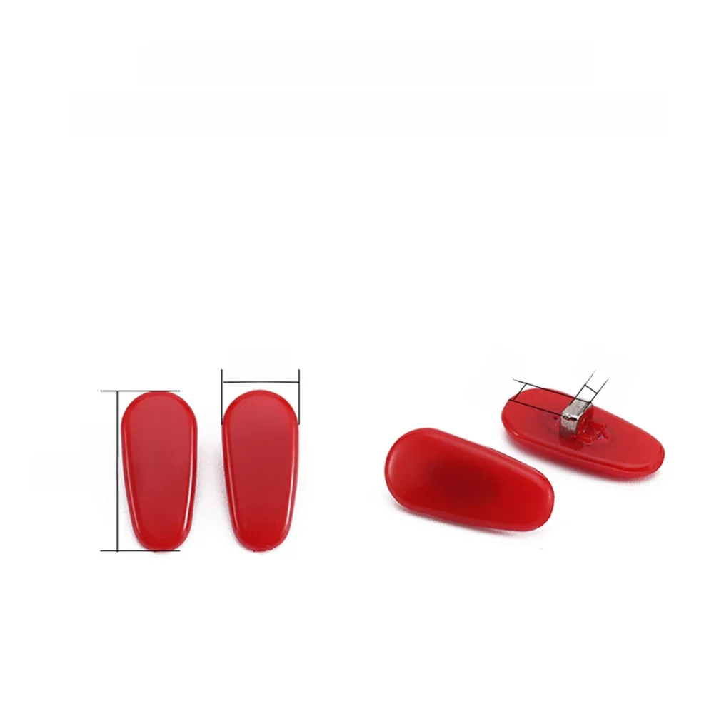 Sprzedaż hurtowa czerwone części noski zamienne do okularów przeciwsłonecznych Ray-Ban RB6363 typu Clip-ON, miękka osłona nosa — zdjęcie 2