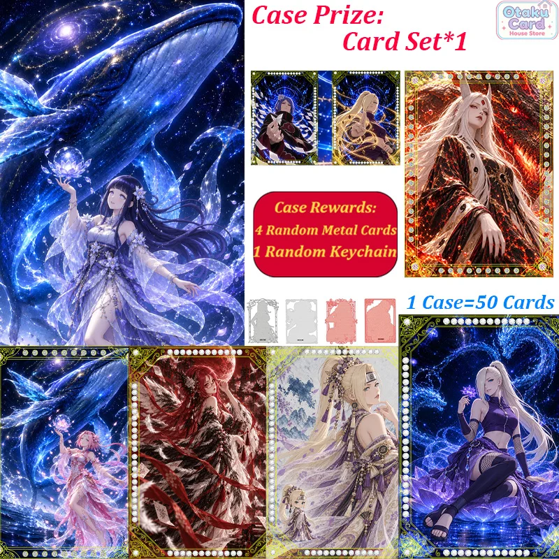 Naruto Metal Diamond Card Vol.2 Anime Collectible Trading Cards Uzumaki Sasuke Rare MR Shiny Card TCG for Kids Gift Wholesale