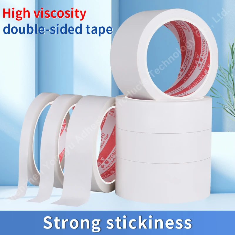 Hot Melt Based Double Sided Tape Self Adhesive Double Face Tissue Paper Tape Temperature Resistance Double-sided Adhesive Tape