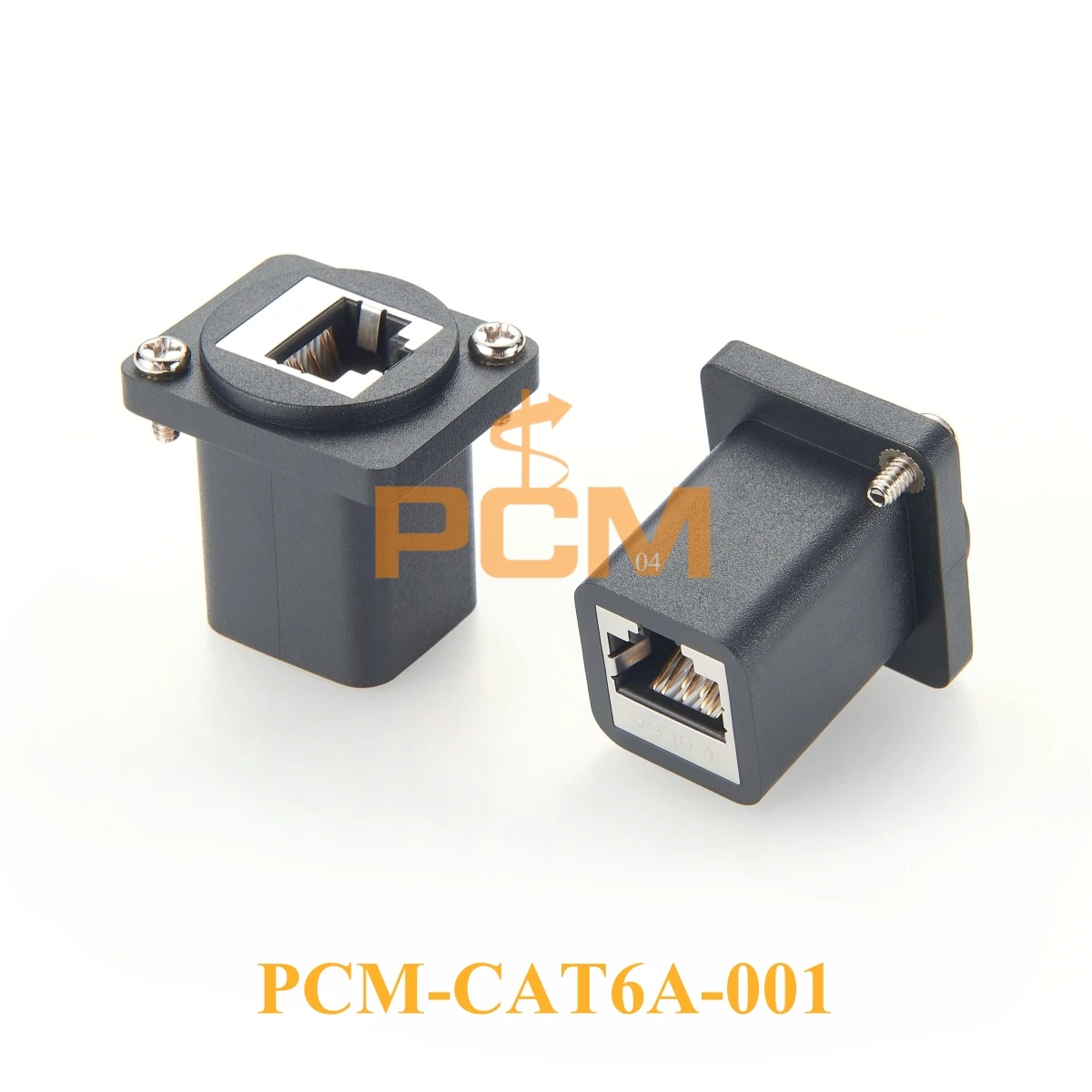 2 шт., гигабитный Ethernet RJ45 CAT6A EtherCON, разъем патч-панели D-типа, разъем RJ45 «мама-мама», для перегородки