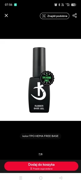 KODI JYJ Tpo Hema Free Rubber Base Gel Polish 12ml No Wipe Top High Gloss Long-Lasting Gellac New Formula Nail Base and Top Coat photo review