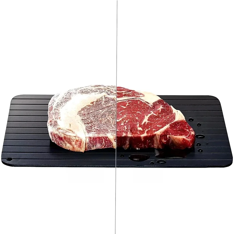 Plateau de dégivrage rapide pour viande congelée, plateau de dégivrage chauffant naturel, planches à découper rapides et plus sûres pour viande congelée et poisson